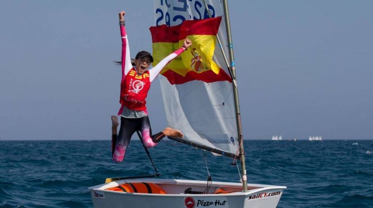 María Perelló, bicampeona del Mundo de Optimist