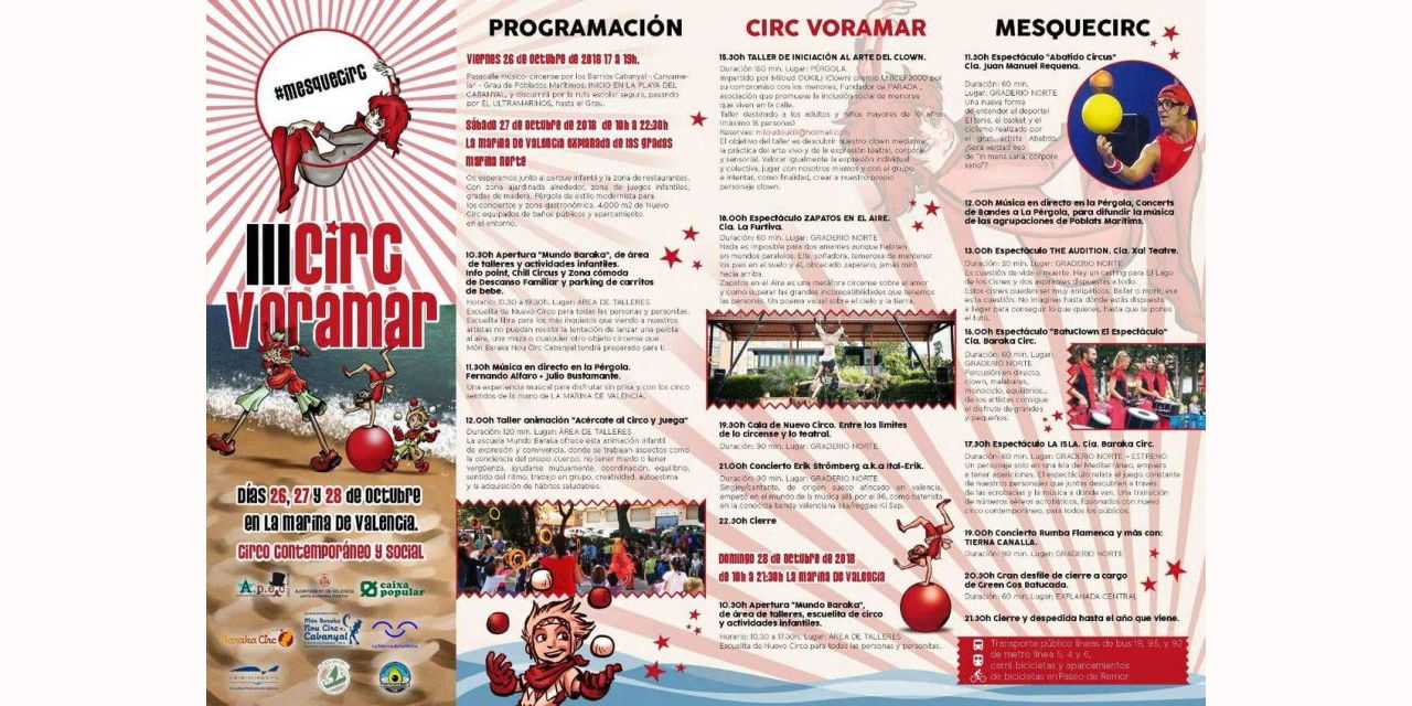  LA JUNTA MUNICIPAL DEL MARÍTIM ORGANIZA UN FESTIVAL CULTURAL EN LOS BARRIOS DEL CABANYAL-CANYAMELAR Y EL GRAU