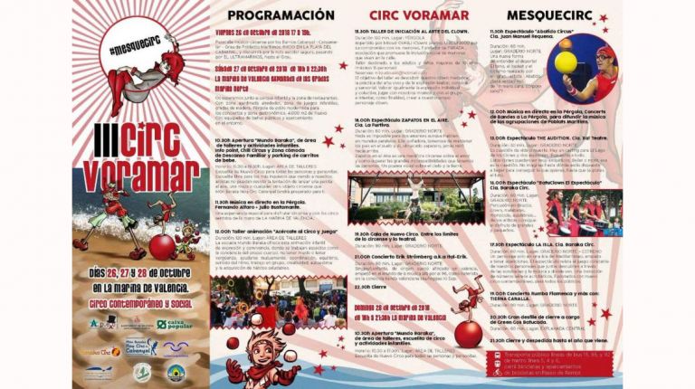 LA JUNTA MUNICIPAL DEL MARÍTIM ORGANIZA UN FESTIVAL CULTURAL EN LOS BARRIOS DEL CABANYAL-CANYAMELAR Y EL GRAU