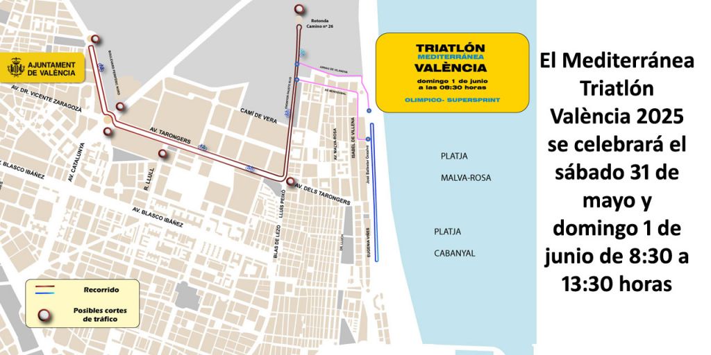  València acoge este fin de semana el Mediterránea Triatlón