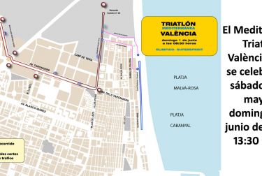 València acoge este fin de semana el Mediterránea Triatlón