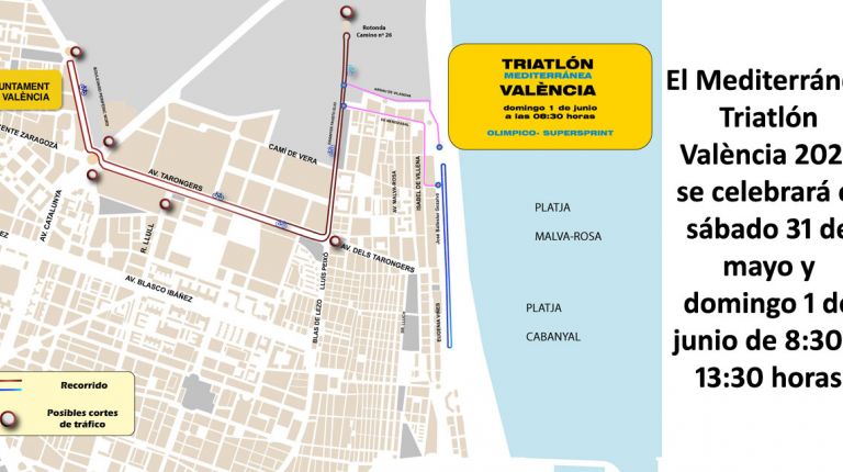 València acoge este fin de semana el Mediterránea Triatlón