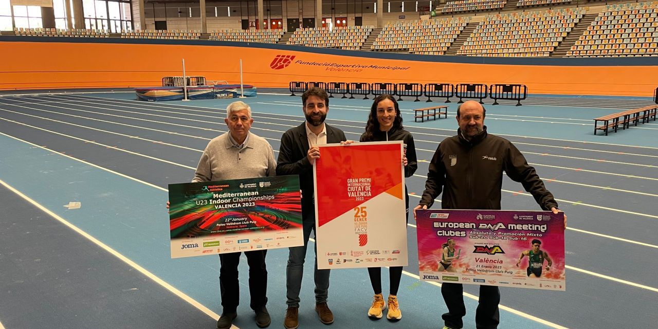  Las renovadas instalaciones del Velódromo Luis Puig se estrenan con tres grandes pruebas de atletismo en pista cubierta