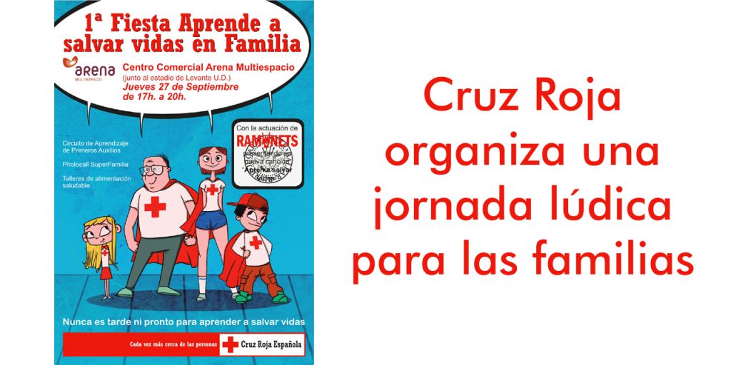  Cruz Roja organiza una jornada lúdica para las familias