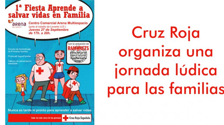 Cruz Roja organiza una jornada lúdica para las familias