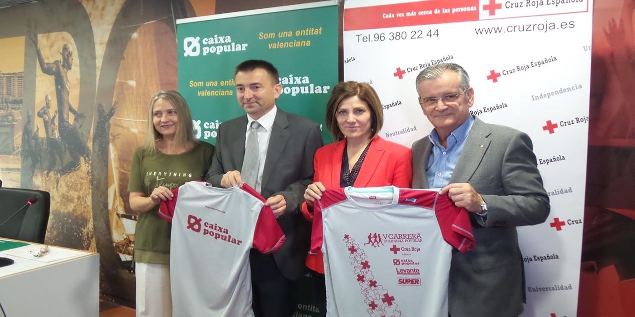  Cruz Roja ha presentado esta mañana la V Carrera Solidaria Popular en Valencia