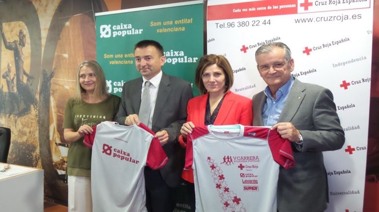Cruz Roja ha presentado esta mañana la V Carrera Solidaria Popular en Valencia