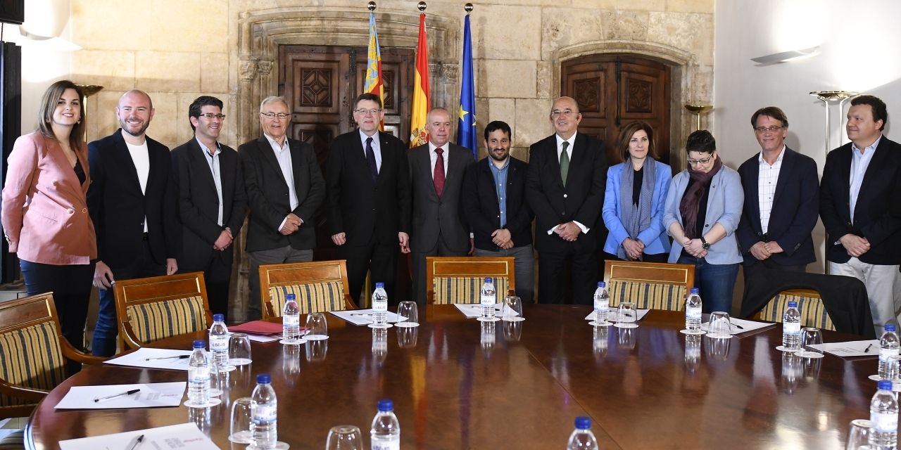  Presentación en València de los cuartos de final del Grupo Mundial de la Copa Davis 