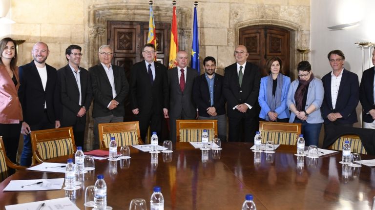 Presentación en València de los cuartos de final del Grupo Mundial de la Copa Davis 