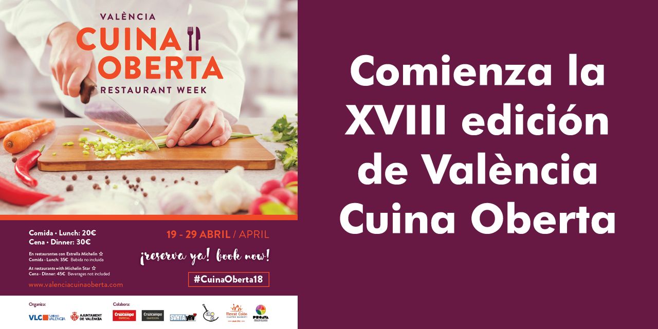  Comienza la XVIII edición de València Cuina Oberta