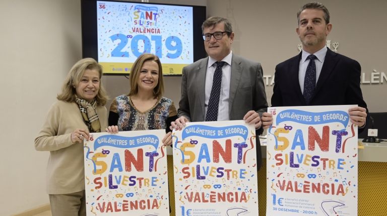 Más de 17.0000 corredores y corredoras despedirán el 2019 en la 36ª san silvestre popular valenciana 