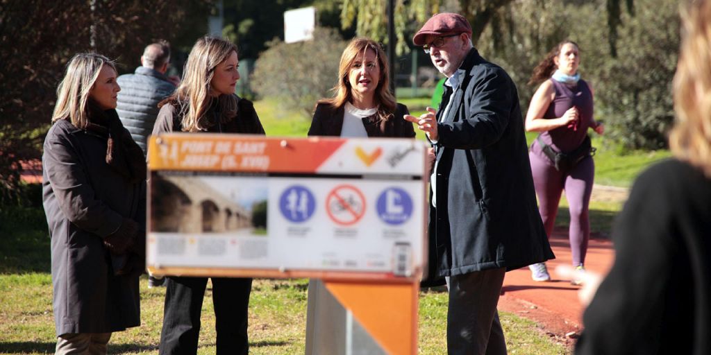  Catalá destaca la colaboración público-privada en la ampliación del circuito de running del río 