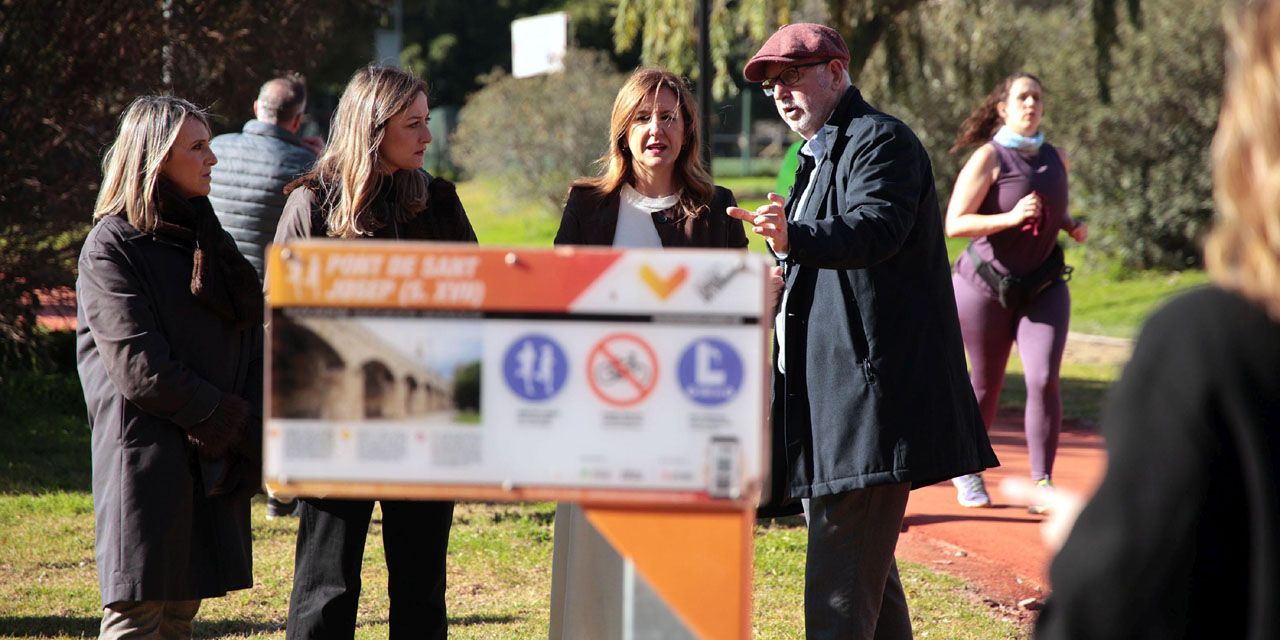  Catalá destaca la colaboración público-privada en la ampliación del circuito de running del río 