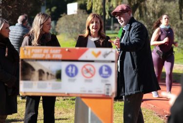 Catalá destaca la colaboración público-privada en la ampliación del circuito de running del río 