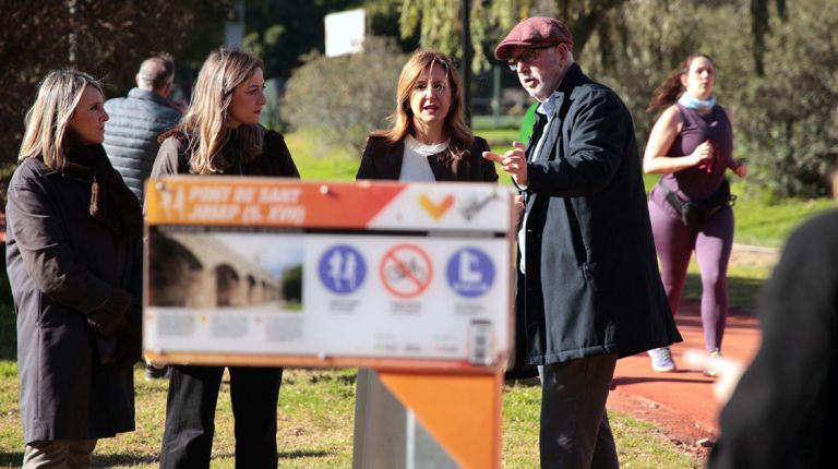 Catalá destaca la colaboración público-privada en la ampliación del circuito de running del río 