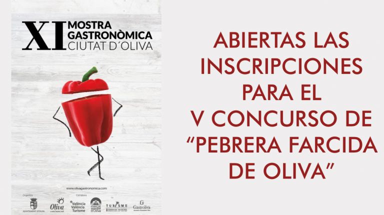 ABIERTAS LAS INSCRIPCIONES PARA EL V CONCURSO DE “PEBRERA FARCIDA DE OLIVA”