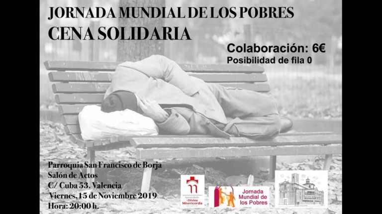 JORNADA MUNDIAL DE LOS POBRES: CENA SOLIDARIA