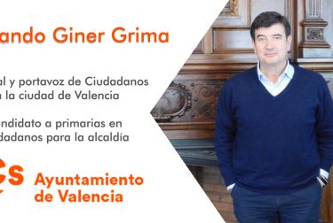 A Fernando Giner le gustaría dejar como legado una ciudad “donde las personas tengan oportunidades y donde se cierre el pancatalanismo”