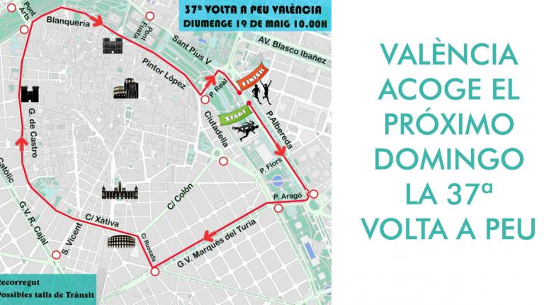 VALÈNCIA ACOGE EL PRÓXIMO DOMINGO LA 37ª VOLTA A PEU