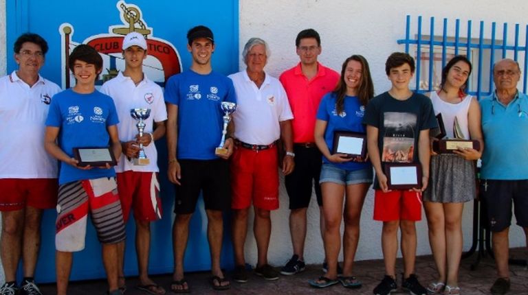 Mª Victoria Bautista y Oscar López, campeones de la Copa de España Laser Aguas Interiores en Guadalix