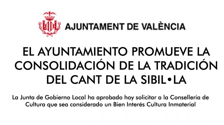 EL AYUNTAMIENTO PROMUEVE LA CONSOLIDACIÓN DE LA TRADICIÓN DEL CANT DE LA SIBIL•LA