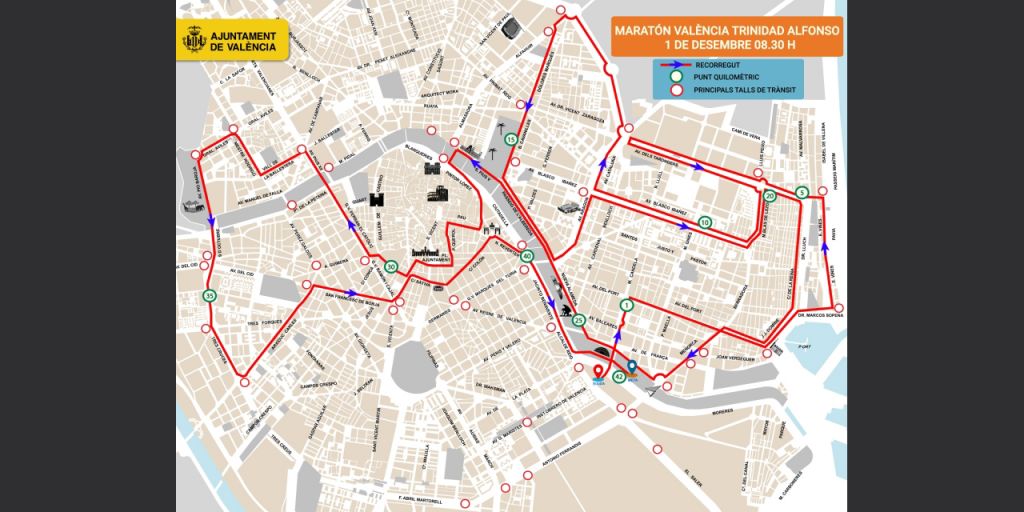  La ciudad de valència celebra su 39º maratón