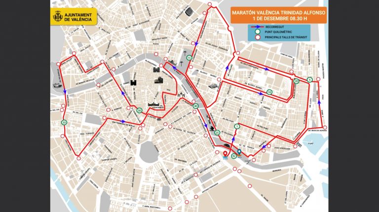 La ciudad de valència celebra su 39º maratón